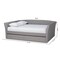 Baxton Studio Delora Light Grey Full Size Daybed with Roll-Out Trundle Bed 158-9662 - alternate 10